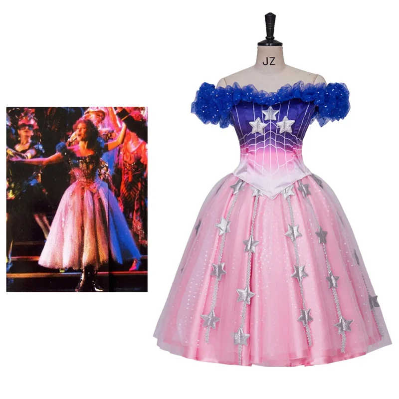 Phantom of Opera Christine Daae Cosplay Ball Gown Ženy Christine Daae Fantasy Star Maškaráda divadelné šaty NX5425