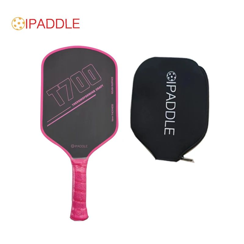 Pickleball Paddle povrchové vlákno Vylepšujte sladkú škvrnu 16 mm polypropylénovú voštičku jadro pickleball raketa