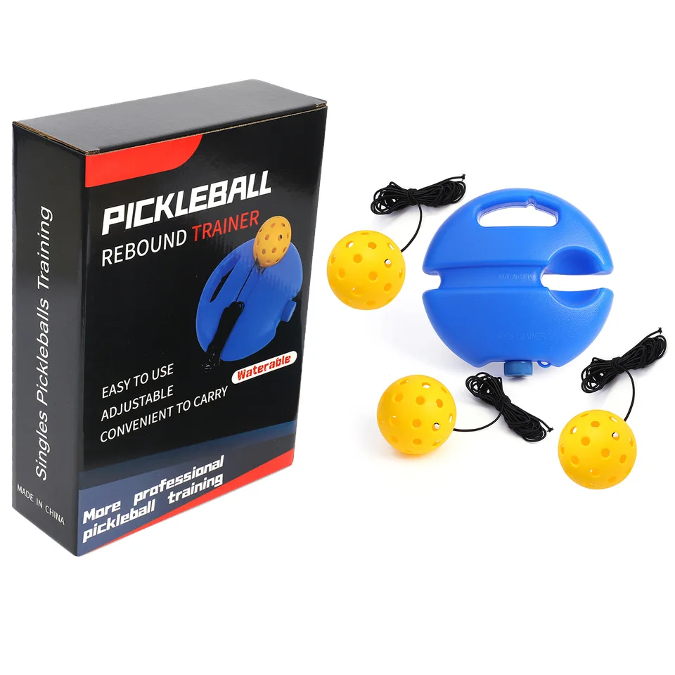 Pickleball Trainer s náhradnou guľkou elastickou farbou lana balenie PE High Bounce Trvalá pre 2024 New Spring Sports &