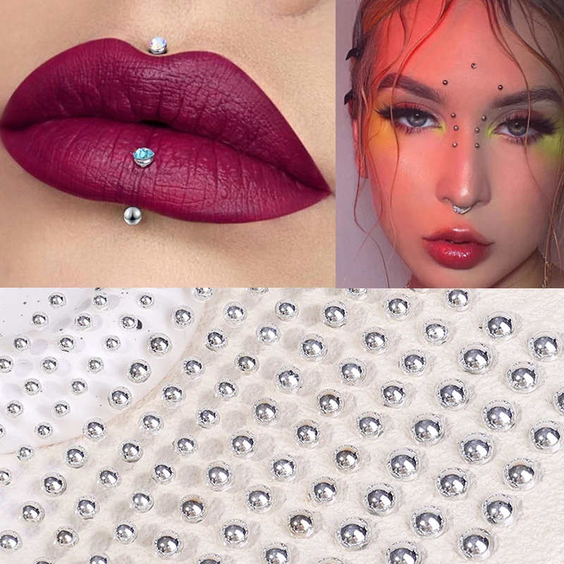 Piercing Eyeshadow Face Diamonds Sticker bez potreby prepichnutia trblieta
