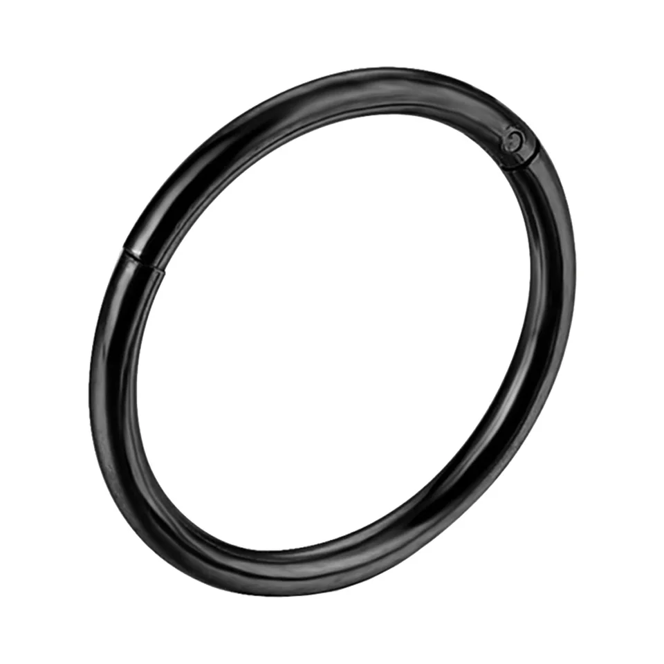 Piercings na prsteňový prsteň Falošné septu falso Snag Cuff Cuff Fashring náušnice dekoratívna titánová oceľ