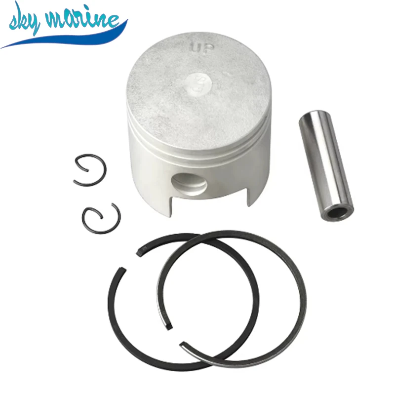 Piestová súprava prsteň ASSY 677-11631 677-11630 647-11610 pre Yamaha Outboard 5HP-8HP 50 mm častí lodného motora