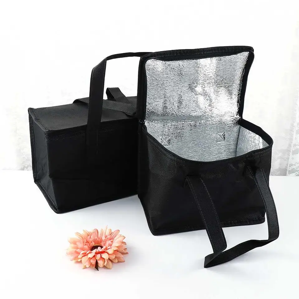 Piknik dodávky veľkú kapacitu zips skladacie jedlo tote tašky box obedový box balenie tepelne izolované chladiče vrecká piknikové tašky