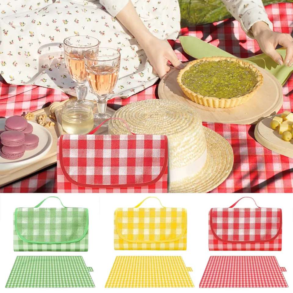 Pikniková podložka 300 x 200 cm Zhrubnutá nepremokavá plážová prikrývka Kemping Vnútorný stan rohož Outdoor Picnic prikrývku Kempingové doplnky