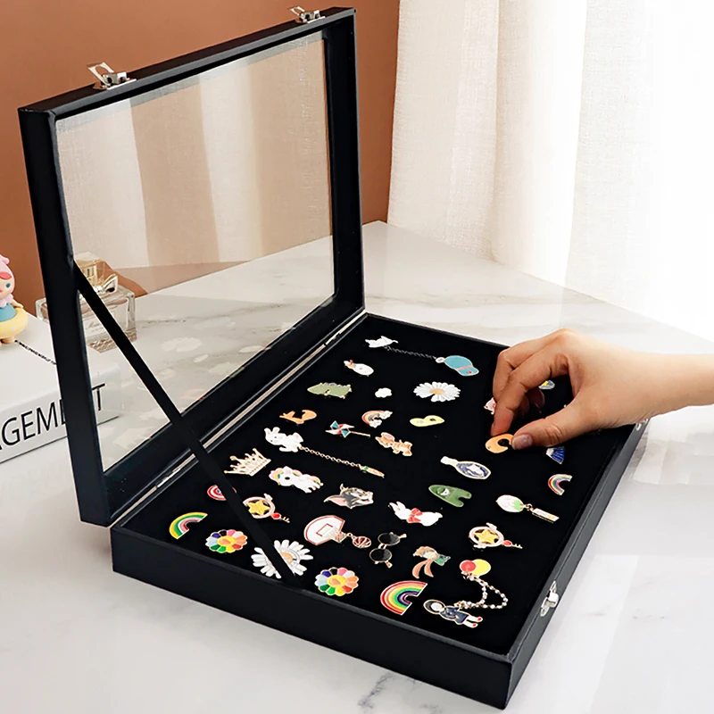PIN displeja puzdro Produkt medailu Displej krabičky Skladovacia škatuľa s prachom, brošňový box displej krabice na zobrazenie šperkov Zbierka šperky Zbierka Zobraziť krabicu