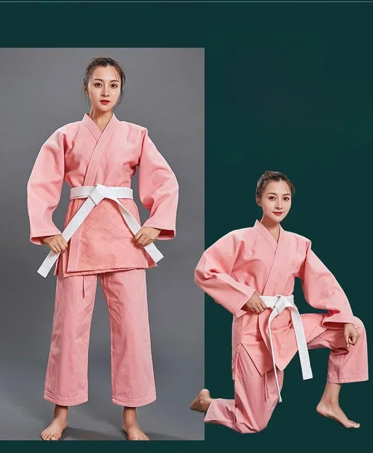 Pink jiu jitsu/bjj gi uniformy Kids Mma Grappling Kimono jiu jitsu gi bojové umenia oblečenie