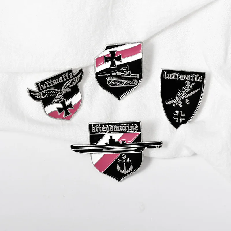 PINS Creative Cartoon Nemecká armáda Brošňa Brošň