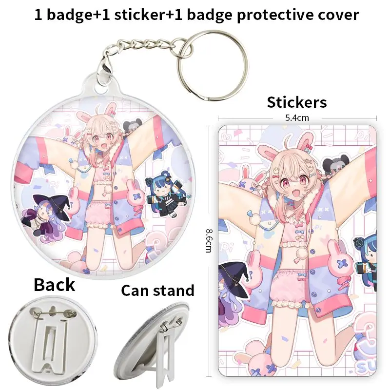 Pipkin Pippa CH Anime postava Game Soft Button Odznak Broš
