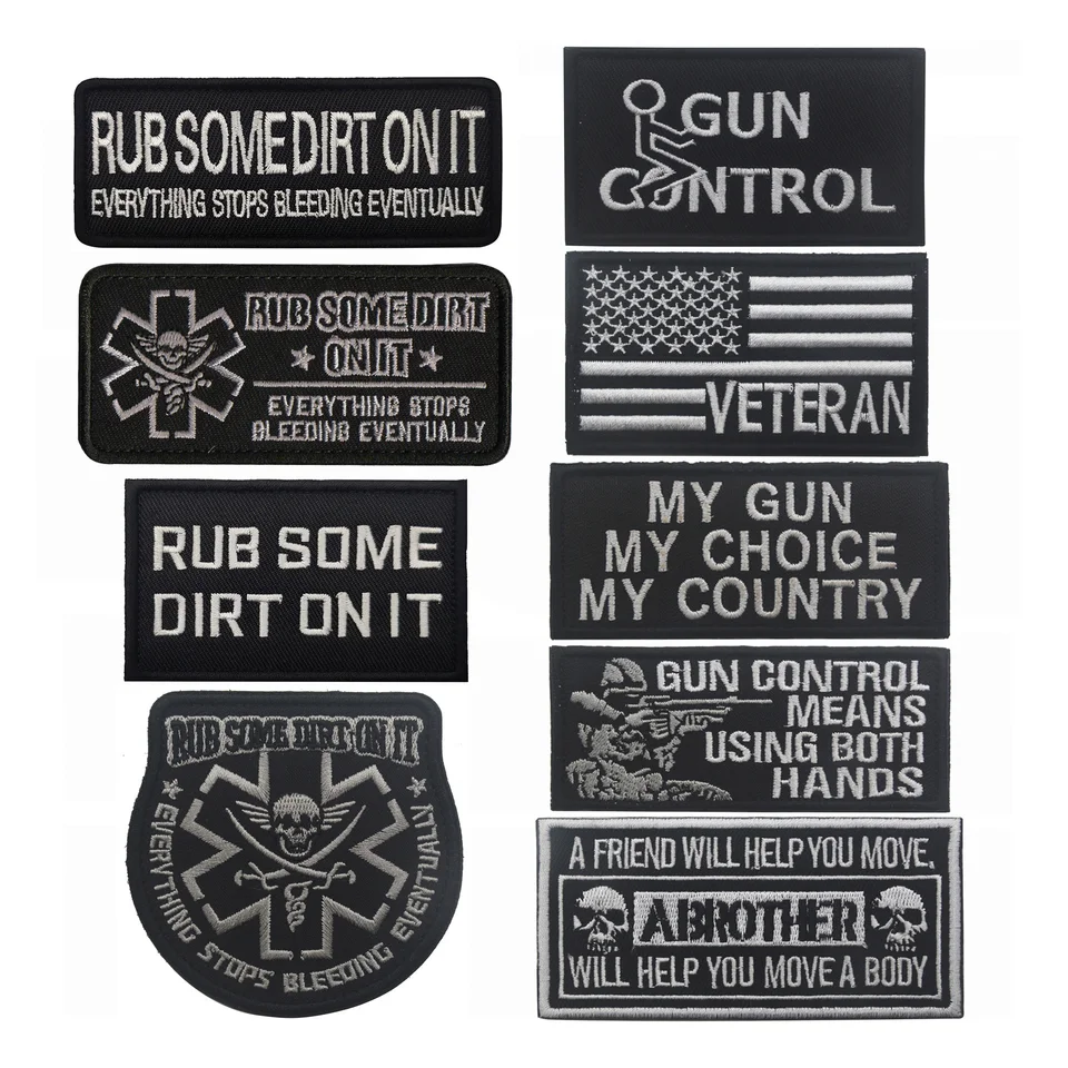 Pirate Shield Osobnosť Wear Creative odznak si vtierajte nejaké špiny na ňu vyšívané látkové oblečenie na náramok batohu patch