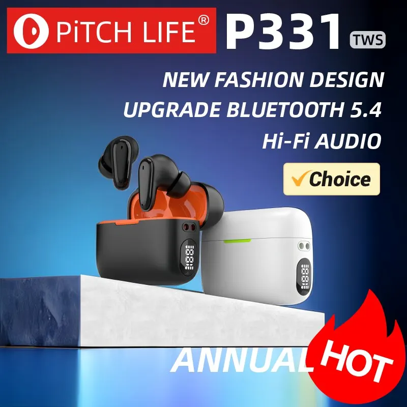 PitchLife-P331, TWS, Hi-Fi, Bluetooth Headset Wireless Headset In.Ea