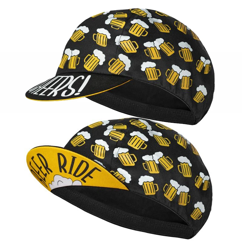 Pivo na zdravie čierne nové klasické cyklistické čiapky oscrolling gorra ciclismo unisex