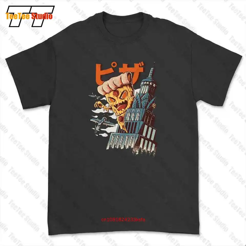 Pizza Kong Pizzeria Maker King závislé tričko Tee S6Y4