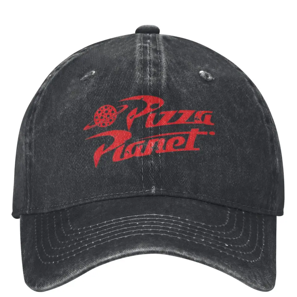 Pizza Planet Baseball Cap Outdoor Sports Y2K Cool Trucker Hat Ženy Men Vintage Sun Protection Baseball Caps