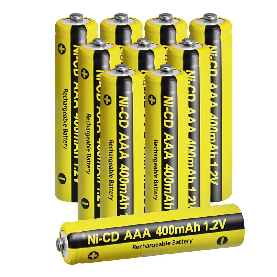 PKCell 10ks NI-CD 1,2V AAA 400 mAh Nabíjateľné batérie NICD BATTERIA NICKEL CADMIUM NA TRAGA