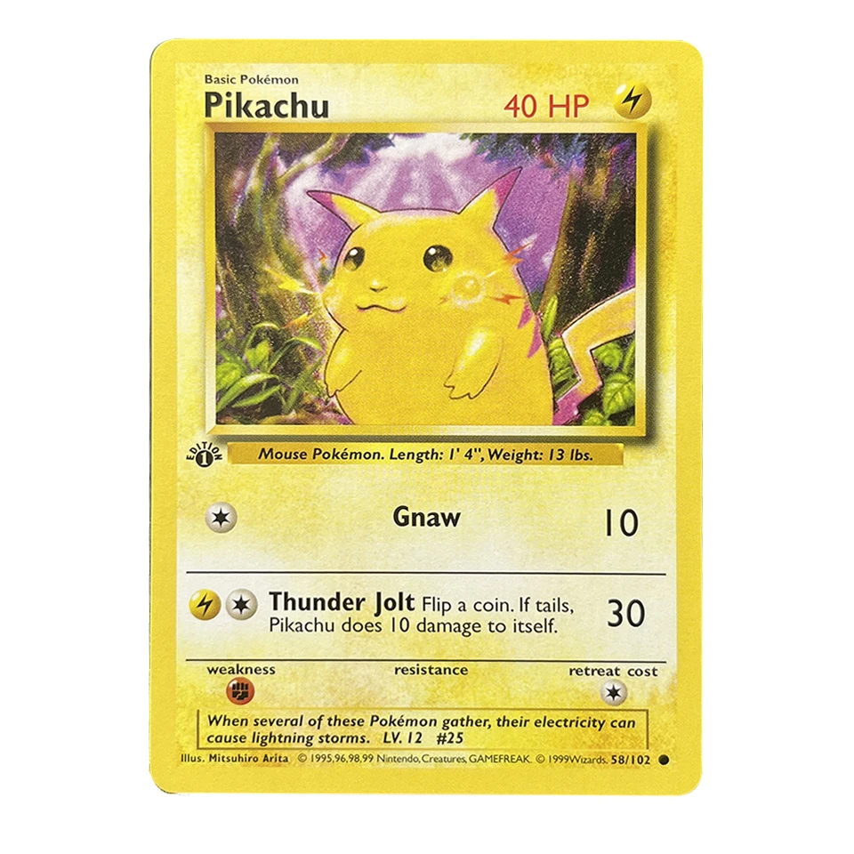 PKM English First Edition PTCG Classic Starmie Onix Abra Base Set BS Single Cards Game Trading Collection Collection PTCG Proxy Hračky Darčeky
