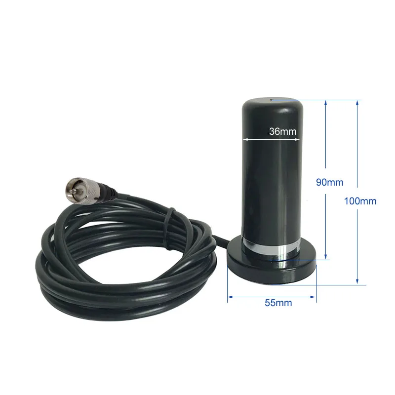 PL259 Anténa Dual Band VHF UHF CAR RADIO ANTENNA Mobilný transceiver s magnetickou základňou pre amatérske rádio Amateur