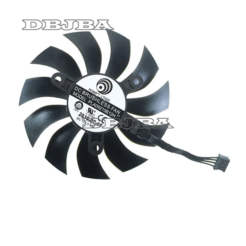 PLA09215B12H ventilátor pre EVGA GEFORCE GTX 1060 SC MINI IDEO GRAFICKÁ KARTA CHLADOVANIE