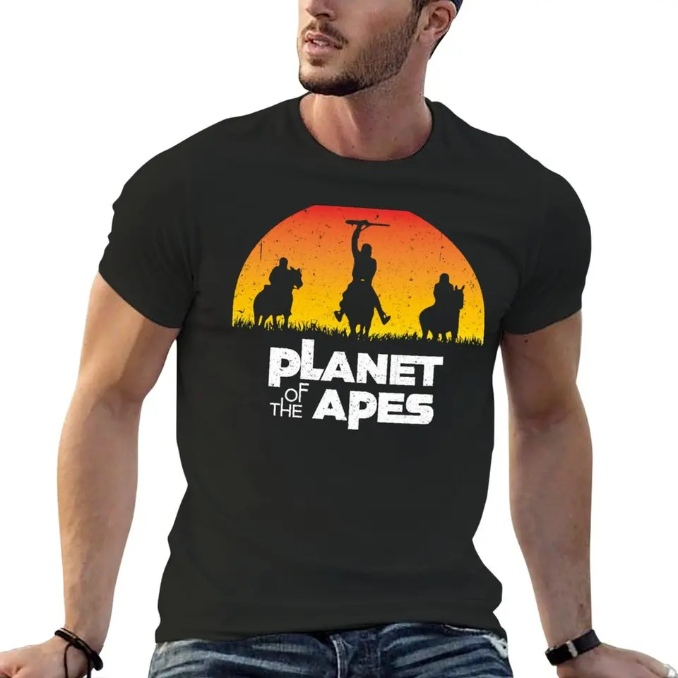 Planéta opíc Sunset Tričko Roztomilé oblečenie rýchlo sušené tričká
