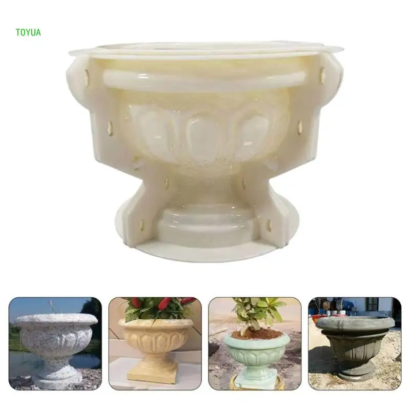 Plastová forma Flowerpot Crafts cement DIY DOMOV DECON DECOND BONSAI PRÁVAJÚCE SKLADOVÁ SKLADOVÁ SKARMO