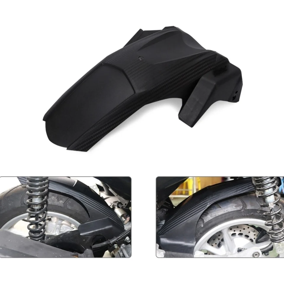 Plastová polovica uhlíkovej textúry Nmax 155 Rozsah Mudguard zadný blatník pre Yamaha Nmax V1 2016-2019