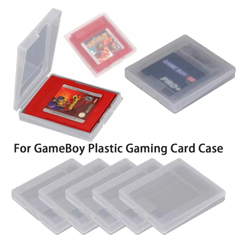 Plastové puzdrá o herné karty Storage Box Pocket Case Cover Cover Gaming Card puzdro pre Gameboys Nintendo 2DS/3DS/DS/XL