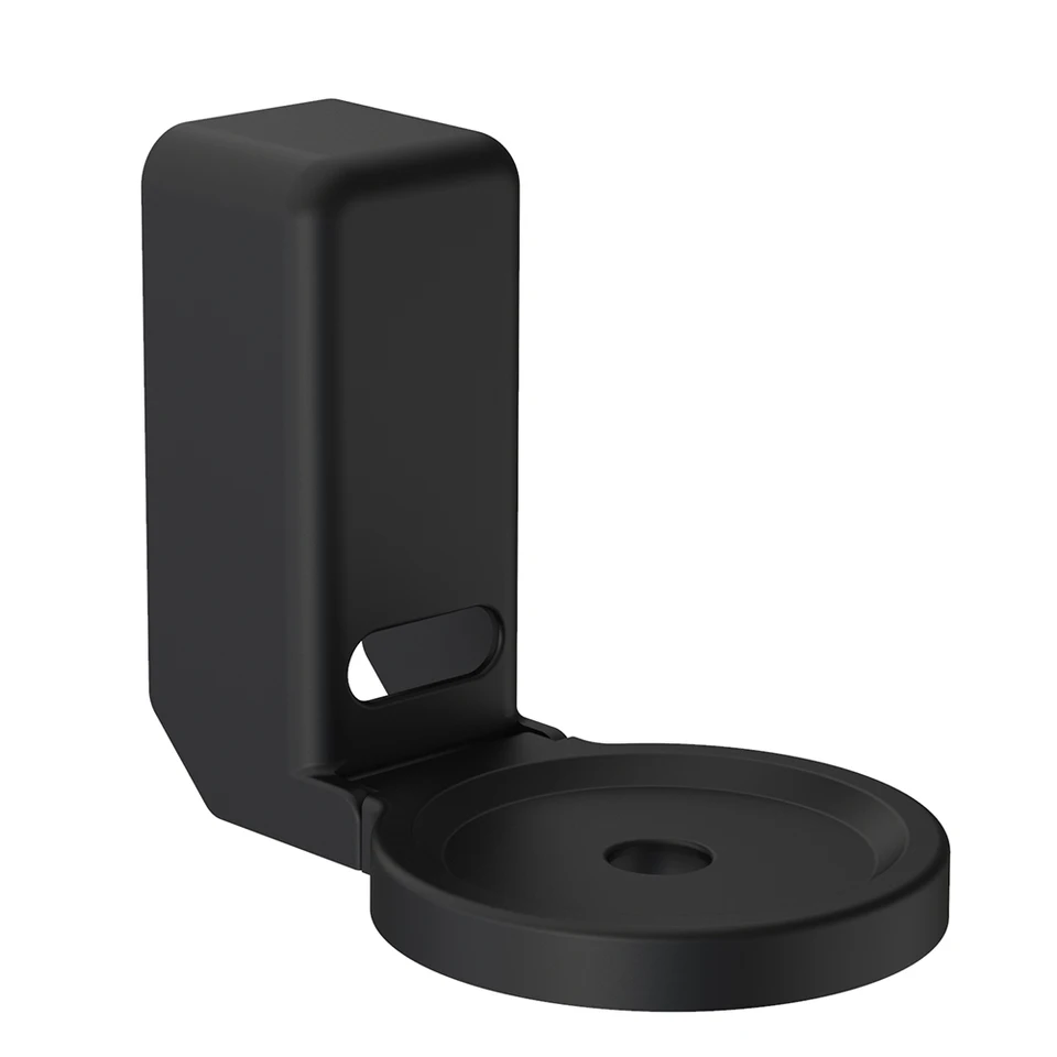 Plastový držiak na stenu reproduktorov pre Echo Dot 5 a 4 s riadením káblov a dizajnom úspory priestoru v čiernej alebo bielej farbe