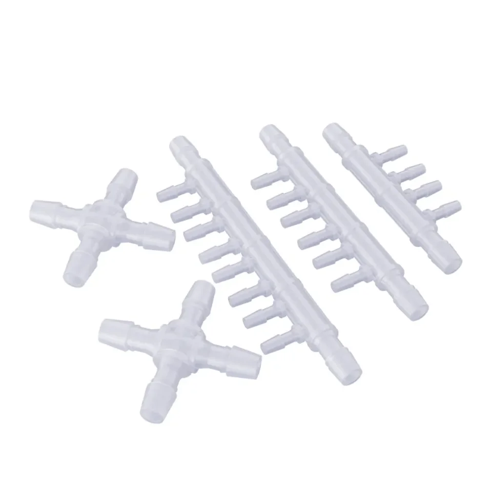 Plastový hadica Barb pagoda kĺbový kĺb Rovnaký priemer 4 Way/6 Way Water Distribútor štvorcestný/šesť spôsob, ako sa splitter