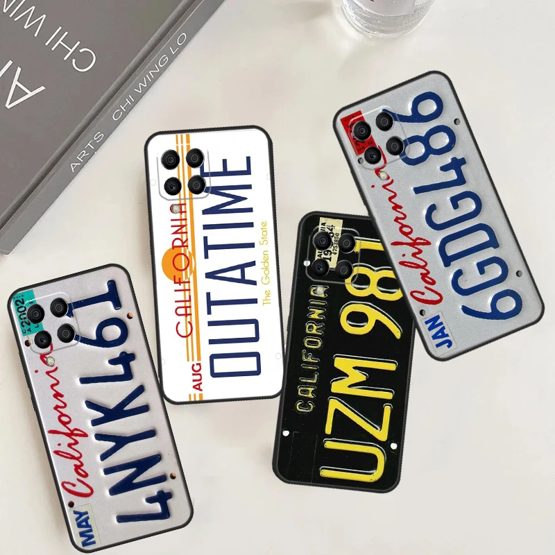Plate Licencia Kalifornia pre Samsung Galaxy M52 M32 M22 M12 M13 M23 M33 M53 M14 M34 M54 M20S M30S M31S M51 Kryt