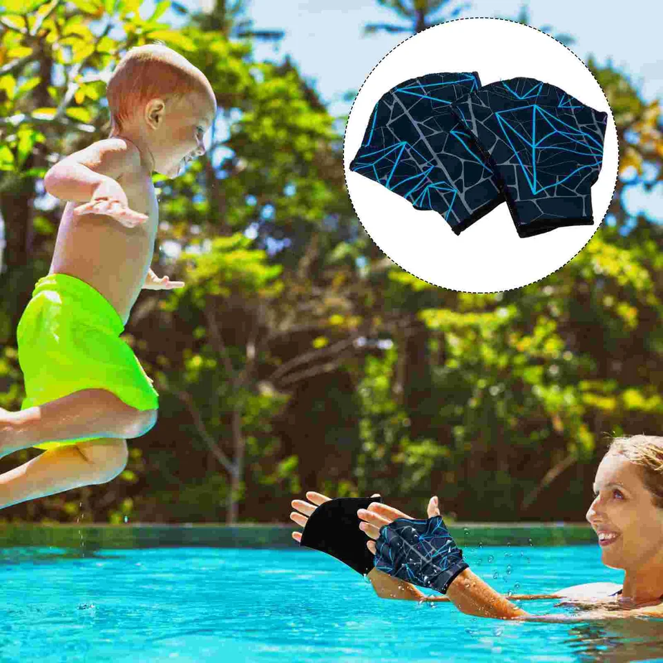 Plavecké rukavice Tréning Športové rekvizity Webbed Water Proof Aquatic Fitness Pool Cvičenie zariadenia Neoprén