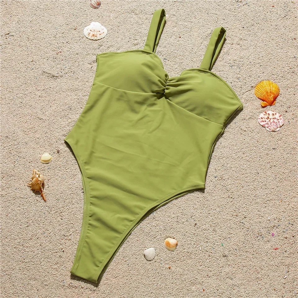 Plaviec na vysokej nohe skladané bikiny y2k monokini Push Up Plaveň Ženy Ženy Brazílske pláž plavky plavky na plávanie set dovolenky