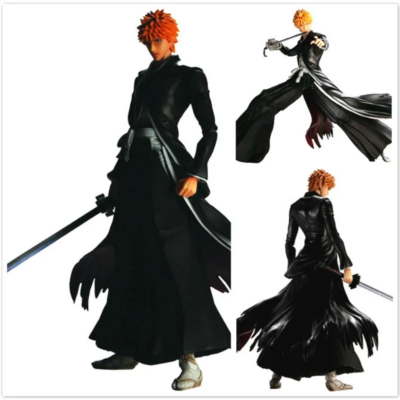 Play Arts Bleach Quare Enix Kurosaki Ichigo Type Action Figure DX Deluxe Edition Action PVC postava modelky Toy Birthday Gift