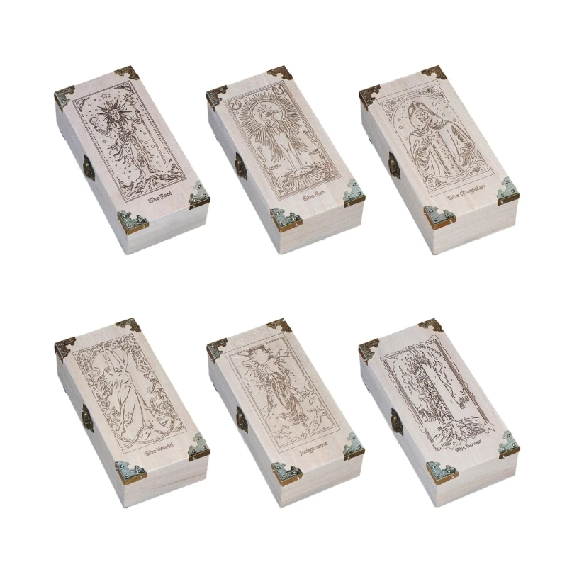 Playing Card Box Coin Carry Box Candy Key Case Business Taroty Storage Box 54de
