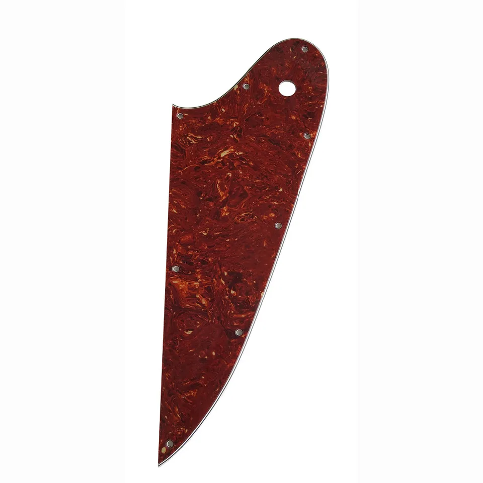 Pleroo Custom Guitar Pickgaurd - Pre Firebird Guitar Pickguard Scratch Plate, 4 Ply Red Tortoise