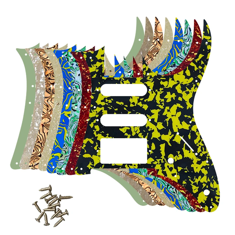 PLEROO Vlastné gitarové diely - pre Mij Ibanez RG 350 DX Guitar Pickguard SSH Humbucker Pickup Scratch Doska viac farieb