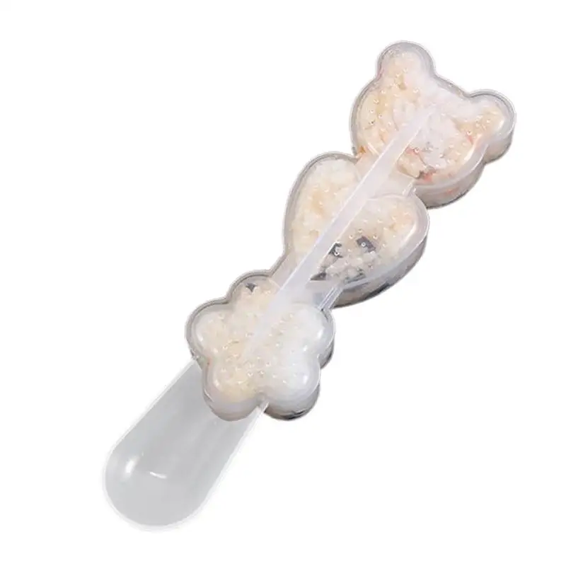 Pleseň pre ryžové gule karikatúra ryžová guľa Shaker Funny Musubi Mold Sushi Nástroj pre domáce školské štúdio cestovanie