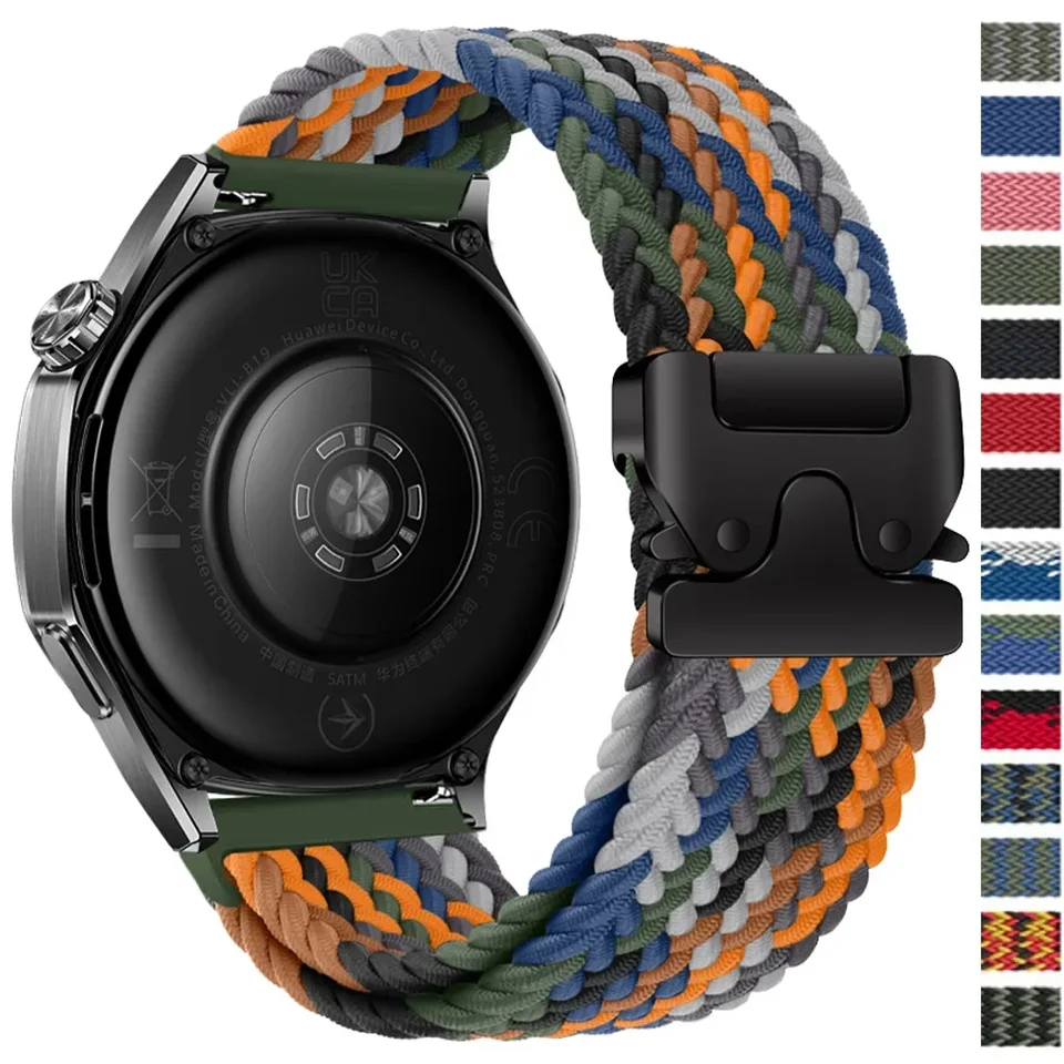 Pletený náramok pre Huawei Watch GT5 3 4 pásik 20 mm 22 mm remienok pre Samsung Galaxy Watch 7 6 4 Classic/5 Pro/Active 2/S3/46