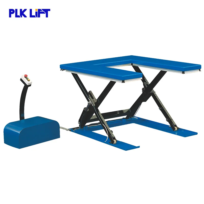 PLK 600 kg až 1500 kg u tvaru EU Veľkosť palety použiteľná nožnica zdvíhací stôl