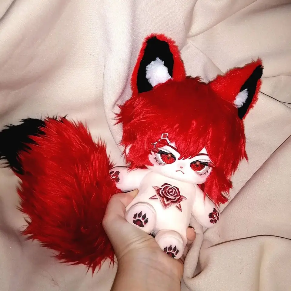 Plnené originálne Genshin Impact zimuc Ragnvindr 20cm Cotton Dolls Animation Dress-up plyšové bábkové hračky pre deti Darček pre dospelých