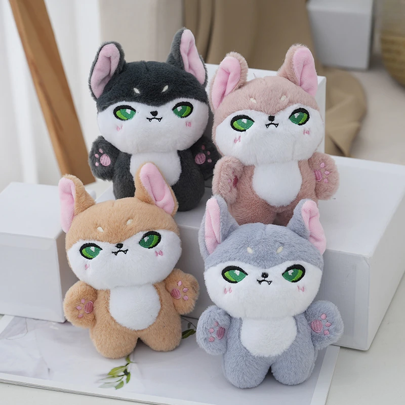 Plnené zvieratá plyšové karikatúry Fox plyšové kľúče dievčatko srdce super roztomilý kľúčový keychain vynikajúci krásny brithday darček pre priateľa
