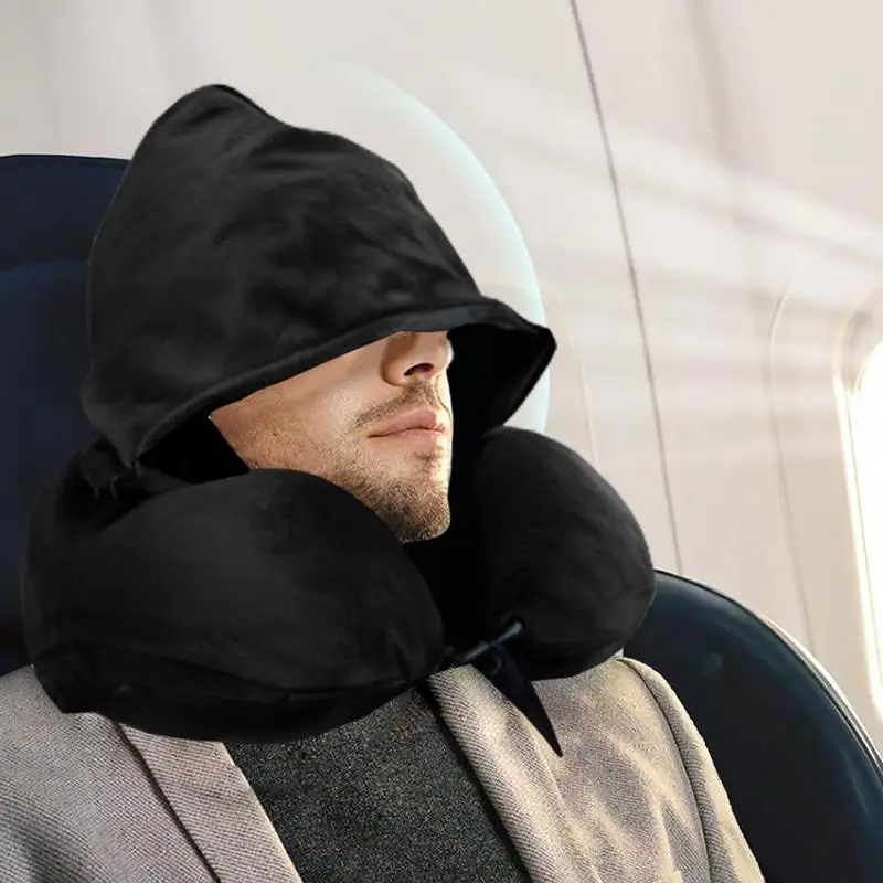 Plniteľný vankúšový vankúš Plniteľné cestovné vankúš s vankúšom kapucňou vankúšom vankúš
