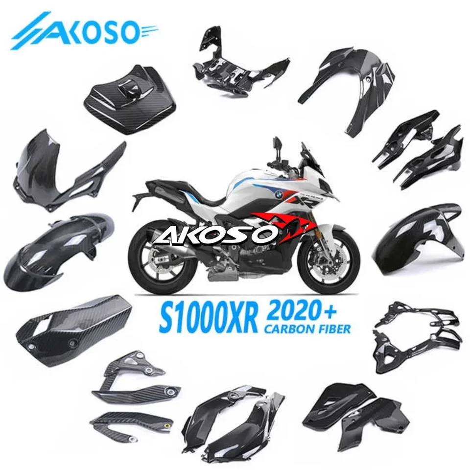 Plné 3K modifikácie súpravy Motocyklov z uhlíkových vlákien Motocyklové diely pre BMW S1000XR 2021 2022 2023 2024