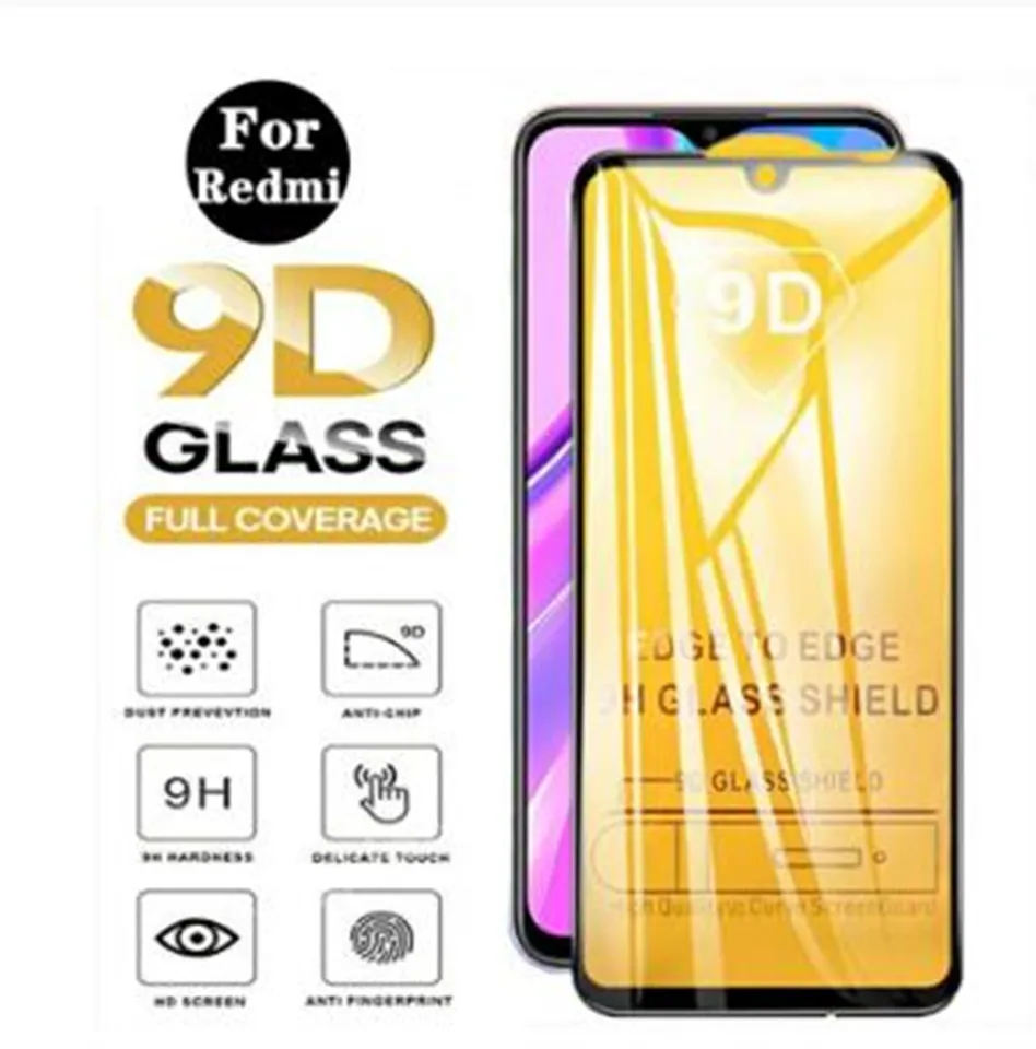 Plné krytované temperované sklo na Xiaomi Redmi Note 9 S 8 T 7 6 A PRO SCREET OBRÁZKA na Redmi Note 10 Pro Max sklo