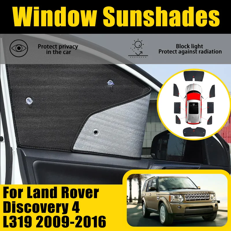Plné kryty automobilov Sun Visor pre Land Rover Discovery 4 LR4 L319 2009 ~ 2016 2015 2015