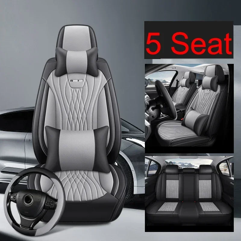 Plné pokrytie umelého koženého autosedačky pre autosedačky pre BMW 7 Series E38 E65 F01 F02 F03 F04 G11 G12 i7 G70 Auto príslušenstva