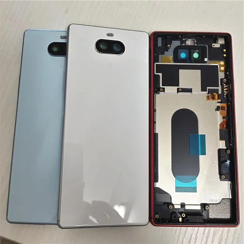 Plné puzdro pre Sony Xperia 8 kryt dverí batérie s objektívom s fotoaparátom Vymeňte 6.0
