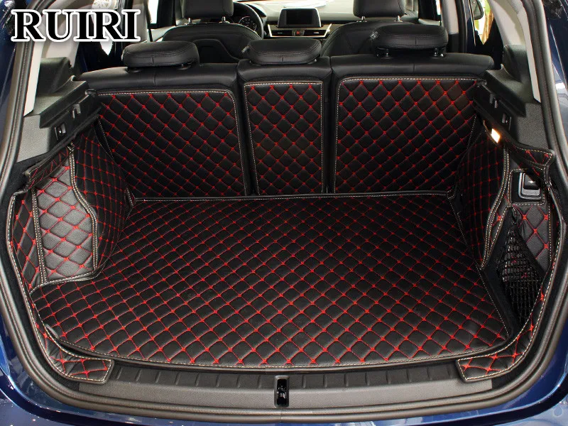 Plné sady automobilových rohoží pre BMW 2 séria 218i 220I 225i 228i Active Tourer F45 2018-2014 Vodotesné topánky Carpets Cargo Liner Mat
