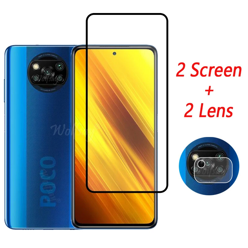 Plné sklo Temperované sklo pre Xiaomi POCO X4 Pro 5G Chránič obrazovky POCO X3 F5 M4 X5 Pro C65 sklo kamery pre Poco X3 Pro Glass