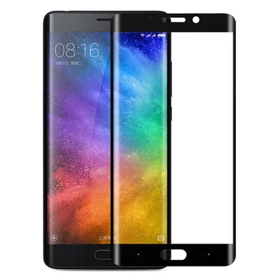 Plné zakrivené zakrivené temperované sklo pre Xiaomi Mi Poznámka 2 Protect Film Ochranta pre Xiaomi Mi Note 2 Glass
