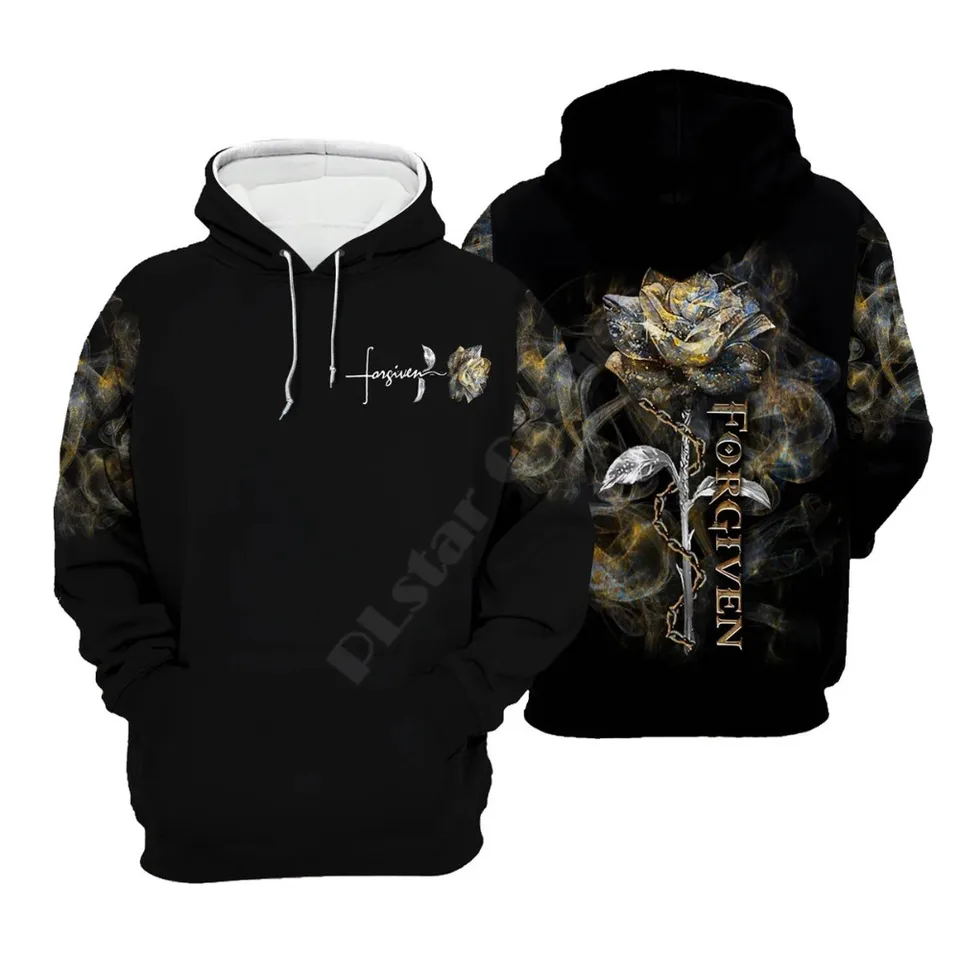 Plstar Cosmos Ježiš Rose Odpustil 3D tlač novej módy po celej kapucni pre ženy pre ženy pullover príležitostné mikiny streetwear
