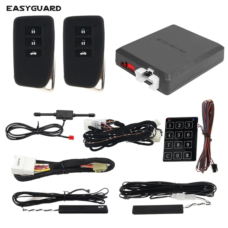 Plug and Play Remote Starter Kit pre Lexus ES300H Hybrid 2016 Kompatibilný s OEM Originálnym originálnym stlačením tlačidla Štart DC12